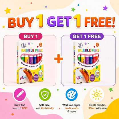 🎁🔮Magic Pen – Draw 3D with one stroke!🎄 DIY Bubble Popcorn Drawing Pens 🔥