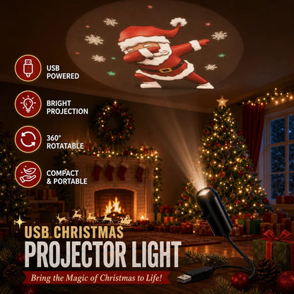 ✨Plug-&-Play HD Christmas Projector – 6 or 10 Festive Scenes (offer)
