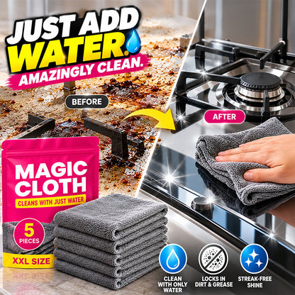✨Water Only Magic Cleaning Cloth🧺Streak-Free Microfiber Rag Multi-scene Lint-Free Household & Car Cleaning Towel
