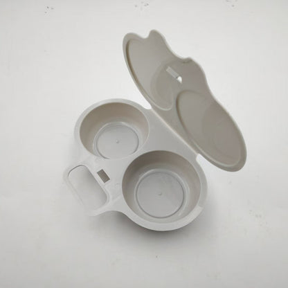 Microwave Egg Poacher ! Dual‑cavity, non‑stick & easy clean. Healthier than frying – stock up & save! 🏠✅ (offer)