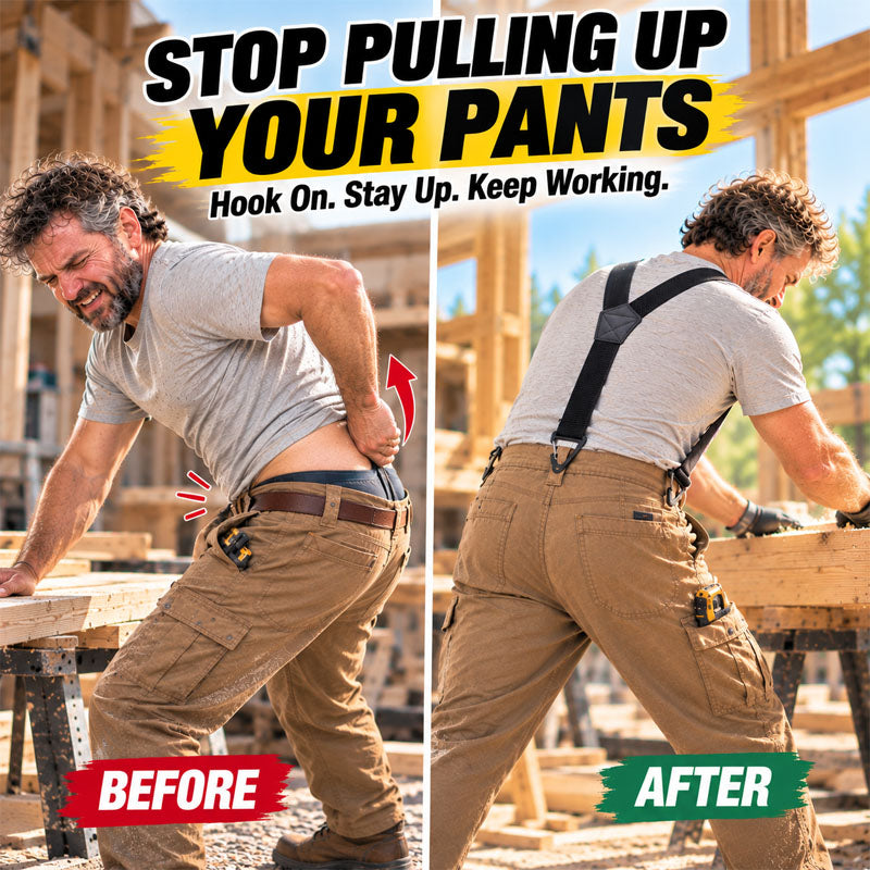 🧵 Men's X-Back Braces with Swivel Hook Clips  (offer)