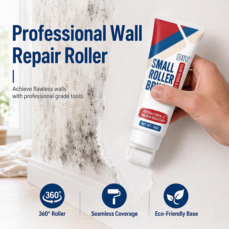 🥳 HOT SALE 2026 🥳 💞 50,000+ SOLD! ✨🔥Cavunera™ Waterproof Wall Repair Paste with Integrated Small Roller Brush