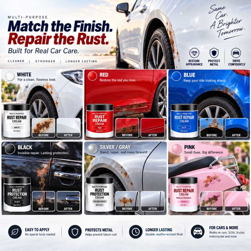 🥳2026 HOT SALE🥳💞50K+ SOLD! Multi-Purpose Rust Repair Cream for Cars & Household Metal