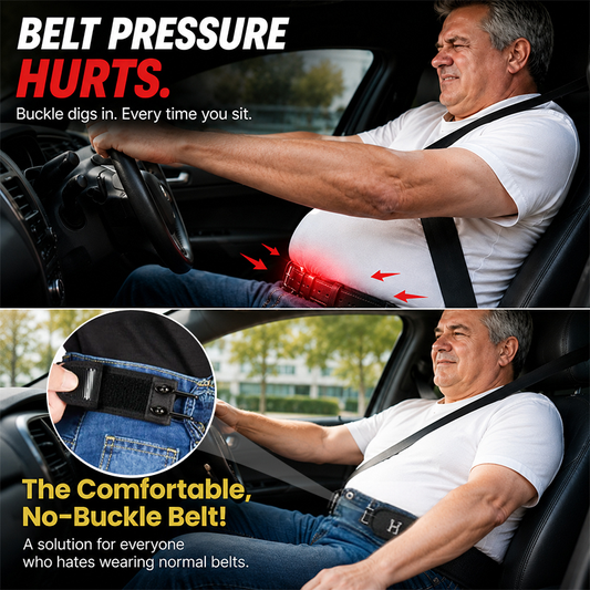 Cavunera™ No-Buckle Elastic Comfort Belt