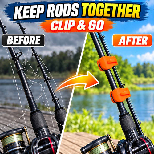 🎣 Fishing Rod Holder Strap – Keep Your Rods Secure & Organized