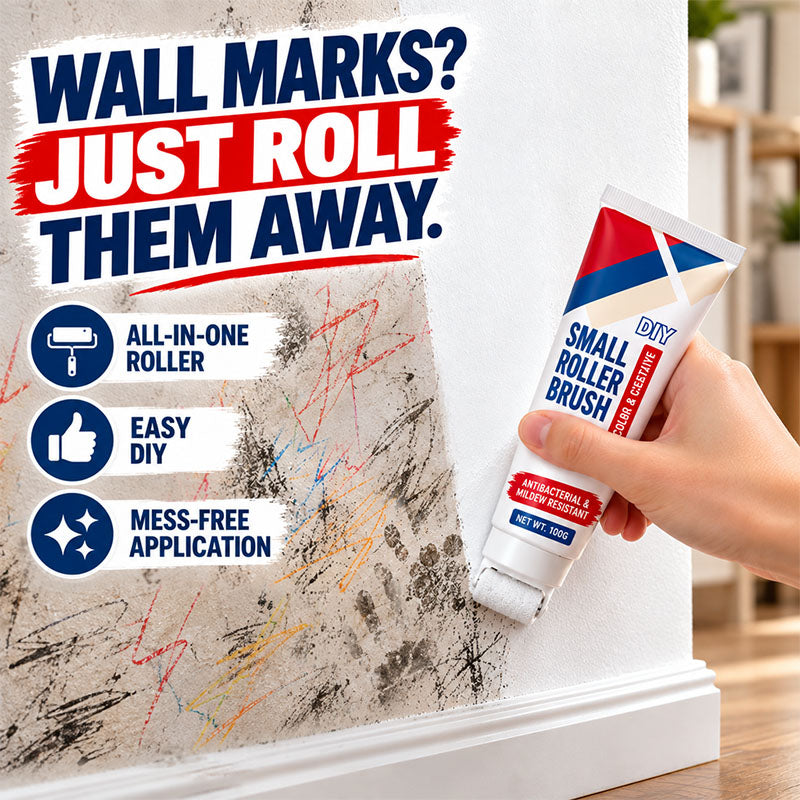 🥳 HOT SALE 2026 🥳 💞 50,000+ SOLD! ✨🔥Cavunera™ Waterproof Wall Repair Paste with Integrated Small Roller Brush