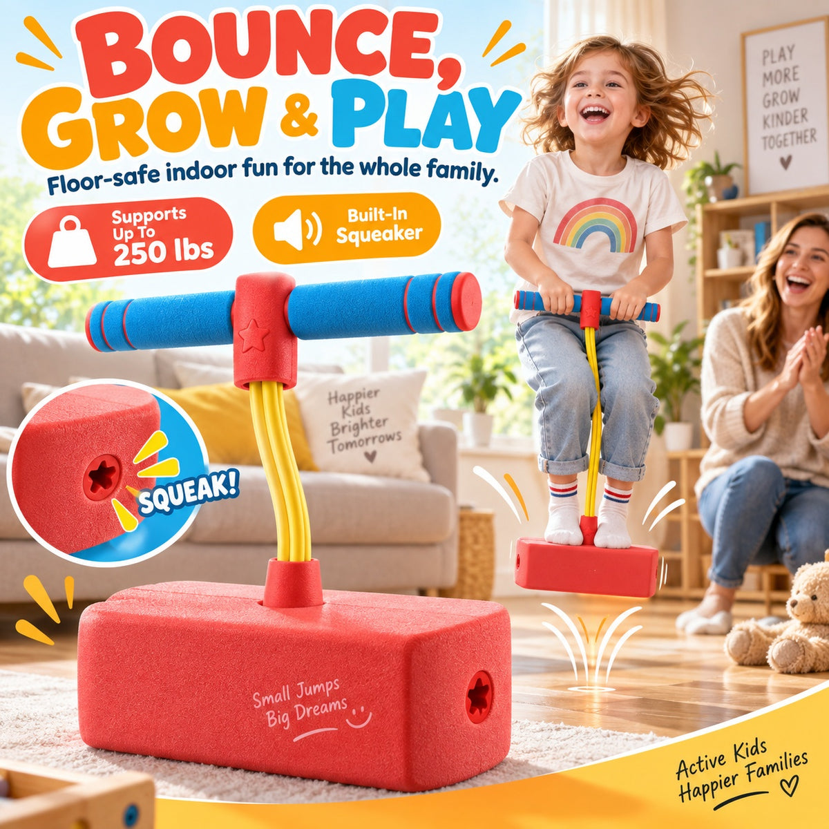 Foam Pogo Jumper: Bone Growth & Family Fun