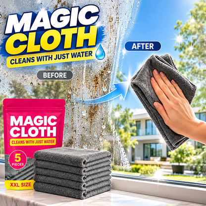 ✨Water Only Magic Cleaning Cloth🧺Streak-Free Microfiber Rag Multi-scene Lint-Free Household & Car Cleaning Towel