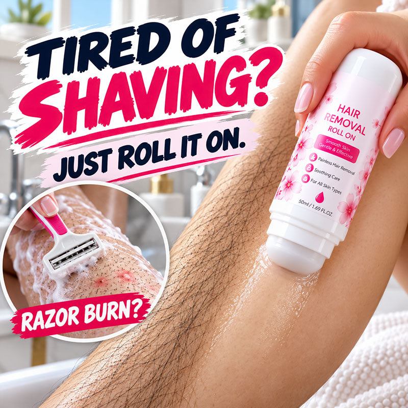 🔥🥳 HOT SALE 2026 🥳 💞 50,000+ SOLD!Gentle Smooth Roll-On Body Hair Removal
