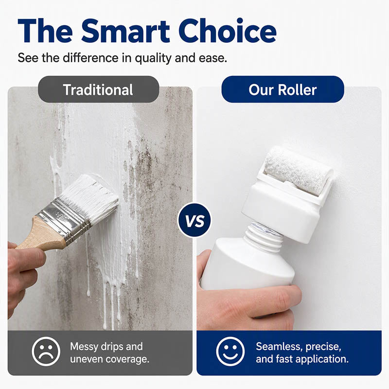 🥳 HOT SALE 2026 🥳 💞 50,000+ SOLD! ✨🔥Cavunera™ Waterproof Wall Repair Paste with Integrated Small Roller Brush
