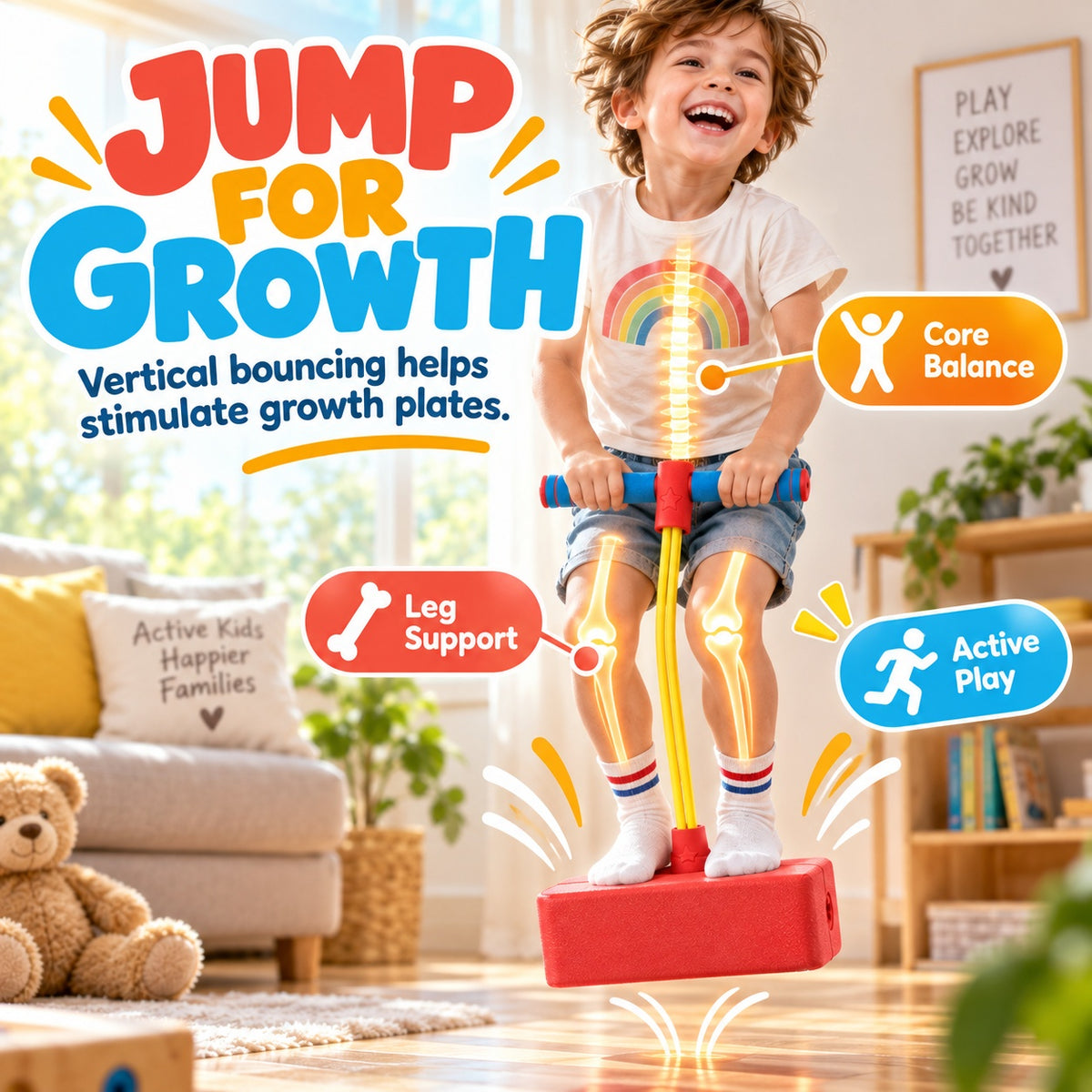 Foam Pogo Jumper: Bone Growth & Family Fun