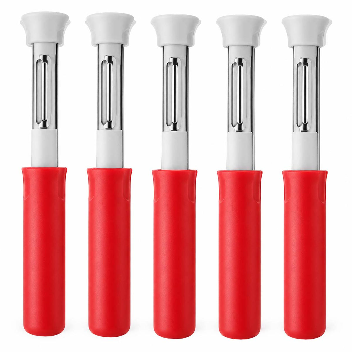 2 in 1 Apple Corer and Peeler, Apple Core Removal Tool, Stainless Steel Fruit Corer🍎