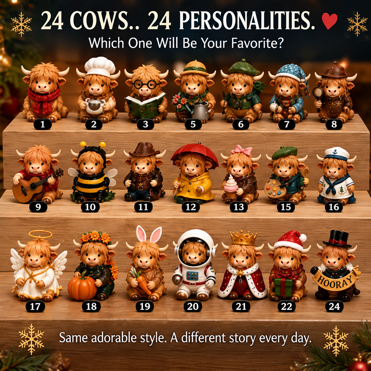 1 Calendar — Christmas Countdown 🎄