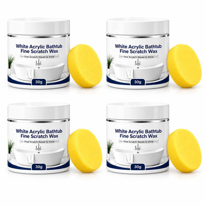 🥳 HOT SALE 2026 🥳 💞 50,000+ SOLD!🛁 Bathtub Scratch Repair Wax – White Acrylic Surface Touch-Up Kit