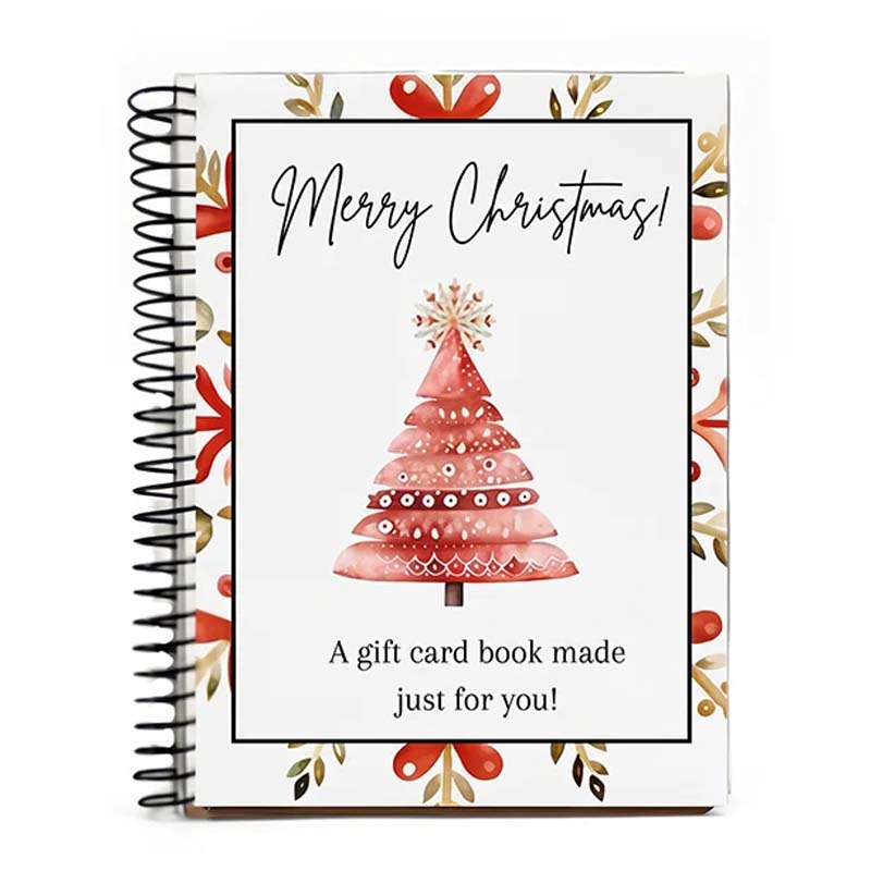 🎄🎁Christmas Sale 70% OFF!🎅DIY Spiral-Bound Christmas Gift Card Album with Surprise Pages👍