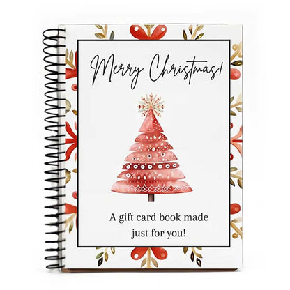 🎄🎁Christmas Sale 70% OFF!🎅DIY Spiral-Bound Christmas Gift Card Album with Surprise Pages👍