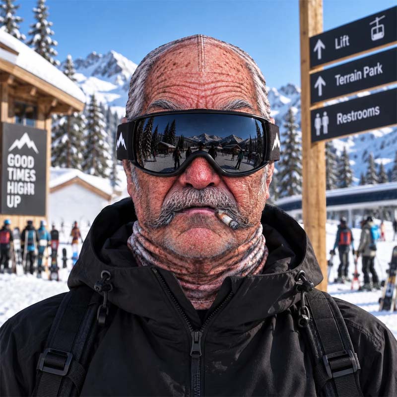 Funny Face Ski Lovers Gifts - Personalized Ski Mask (offer)