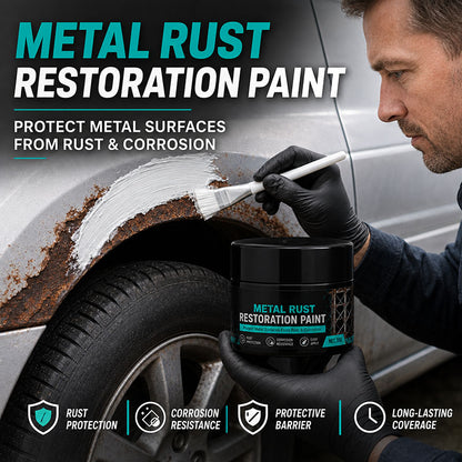 Metal Rust Protection Black Repair Paste – Restores rusty gates, railings & tools (copy)