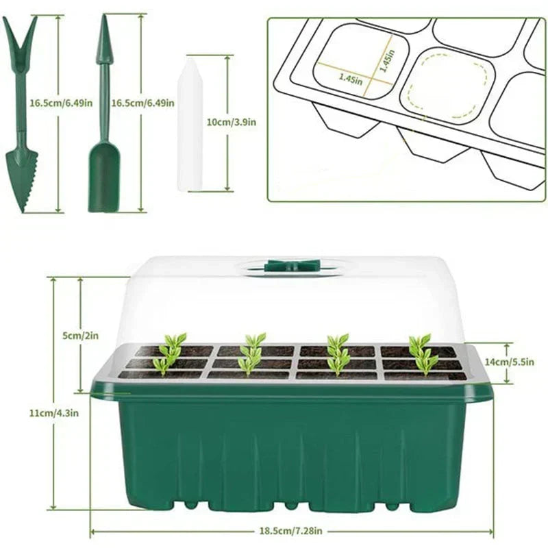 🔥🥳 HOT SALE 2026 🥳 💞 50,000+ SOLD!🎉Seed starter trays with grow light