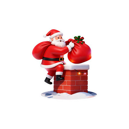 🥳2026 HOT SALE🥳💞50K+ SOLD! 🎄✨ 50% OFF! LED Christmas Light-Up Wall Decals – built-in LED, pre-installed batteries, 12/24/36pcs. Peel & stick festive glow for walls & windows! 🎅💡