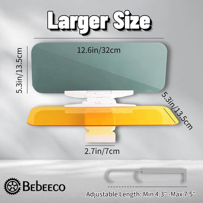 Drive Safer Day & Night 🌙 Universal HD Anti-Glare Car Visor ✨ (offer)