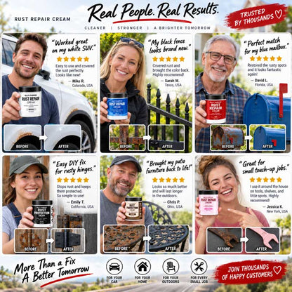 🥳2026 HOT SALE🥳💞50K+ SOLD! Multi-Purpose Rust Repair Cream for Cars & Household Metal