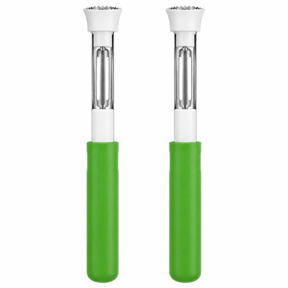 2 in 1 Apple Corer and Peeler, Apple Core Removal Tool, Stainless Steel Fruit Corer🍎