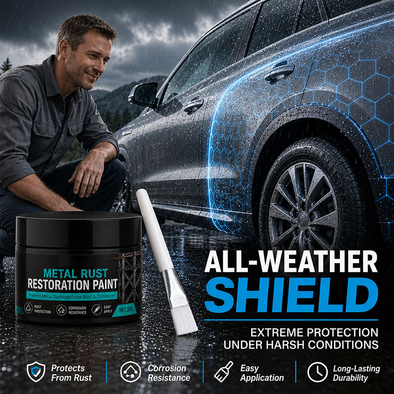 Metal Rust Protection Black Repair Paste – Restores rusty gates, railings & tools (copy)