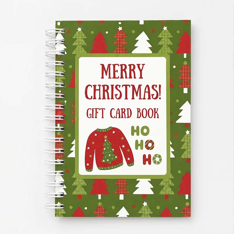 🎄🎁Christmas Sale 70% OFF!🎅DIY Spiral-Bound Christmas Gift Card Album with Surprise Pages👍