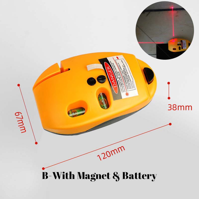 🔴90° Right Angle Laser Level – Infrared Precision Laser Line Tool, Bright Visible Beam (offer)
