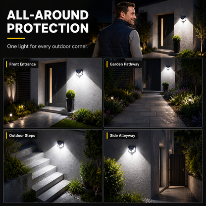 🥳2026 HOT SALE🥳💞50K+ SOLD!Motion Sensor Solar Lights – Bright Outdoor Lighting