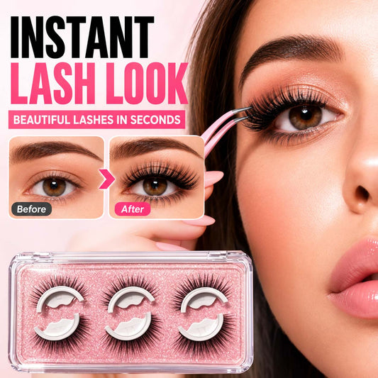 Reusable Self‑Adhesive False Eyelashes – No glue needed, just press  (offer)