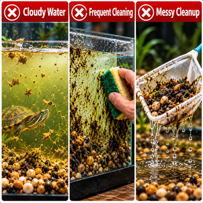 Turtle Tank Poop Collector & Aquarium Waste Cleaner