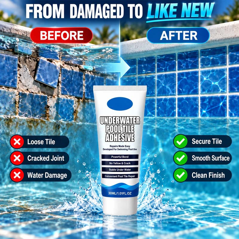 🔥🥳 HOT SALE 2026 🥳 💞 50,000+ SOLD!High Strength Underwater Pool Tile Adhesive