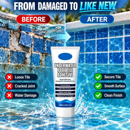 🔥🥳 HOT SALE 2026 🥳 💞 50,000+ SOLD!High Strength Underwater Pool Tile Adhesive