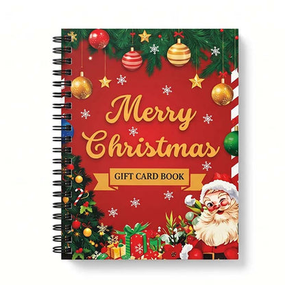 🎄🎁Christmas Sale 70% OFF!🎅DIY Spiral-Bound Christmas Gift Card Album with Surprise Pages👍