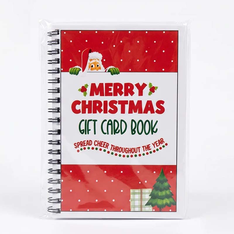 🎄🎁Christmas Sale 70% OFF!🎅DIY Spiral-Bound Christmas Gift Card Album with Surprise Pages👍