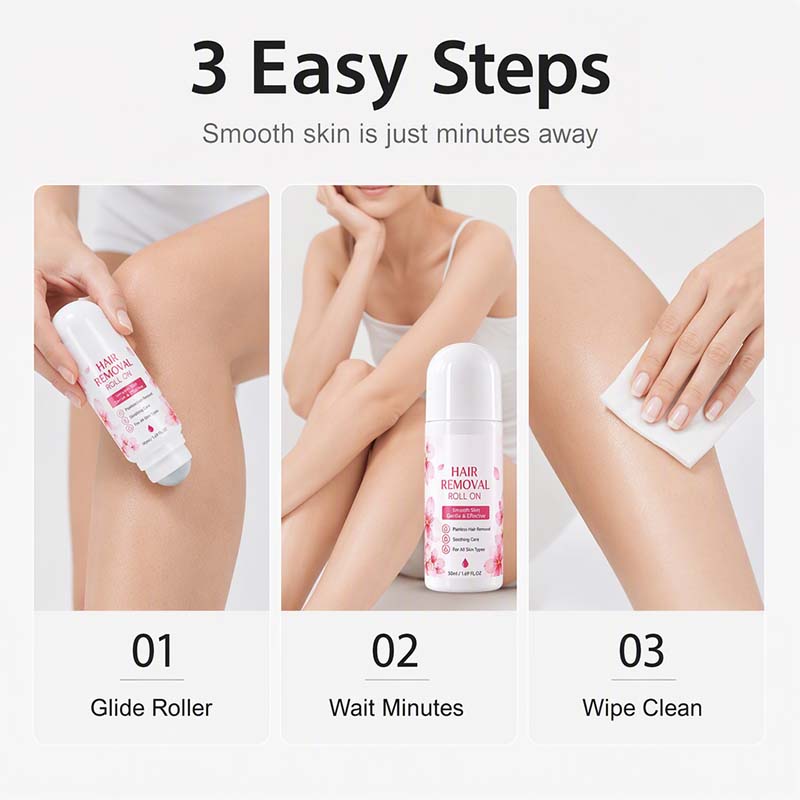 🔥🥳 HOT SALE 2026 🥳 💞 50,000+ SOLD!Gentle Smooth Roll-On Body Hair Removal