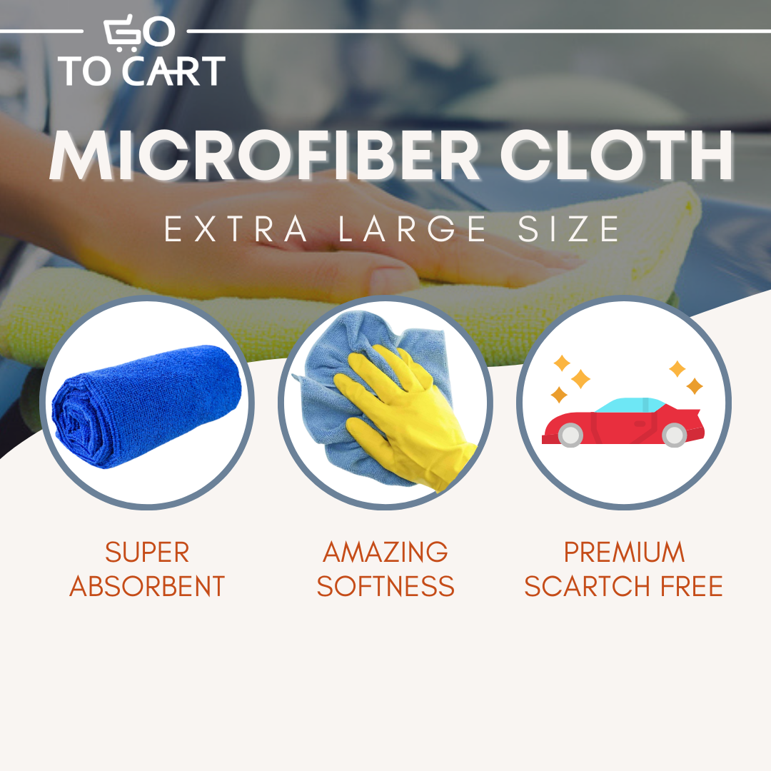 Multipurpose Microfiber Cloth - SIZE 30*30cm , multipurpose microfiber cleaning cloth - Reusable and Washable