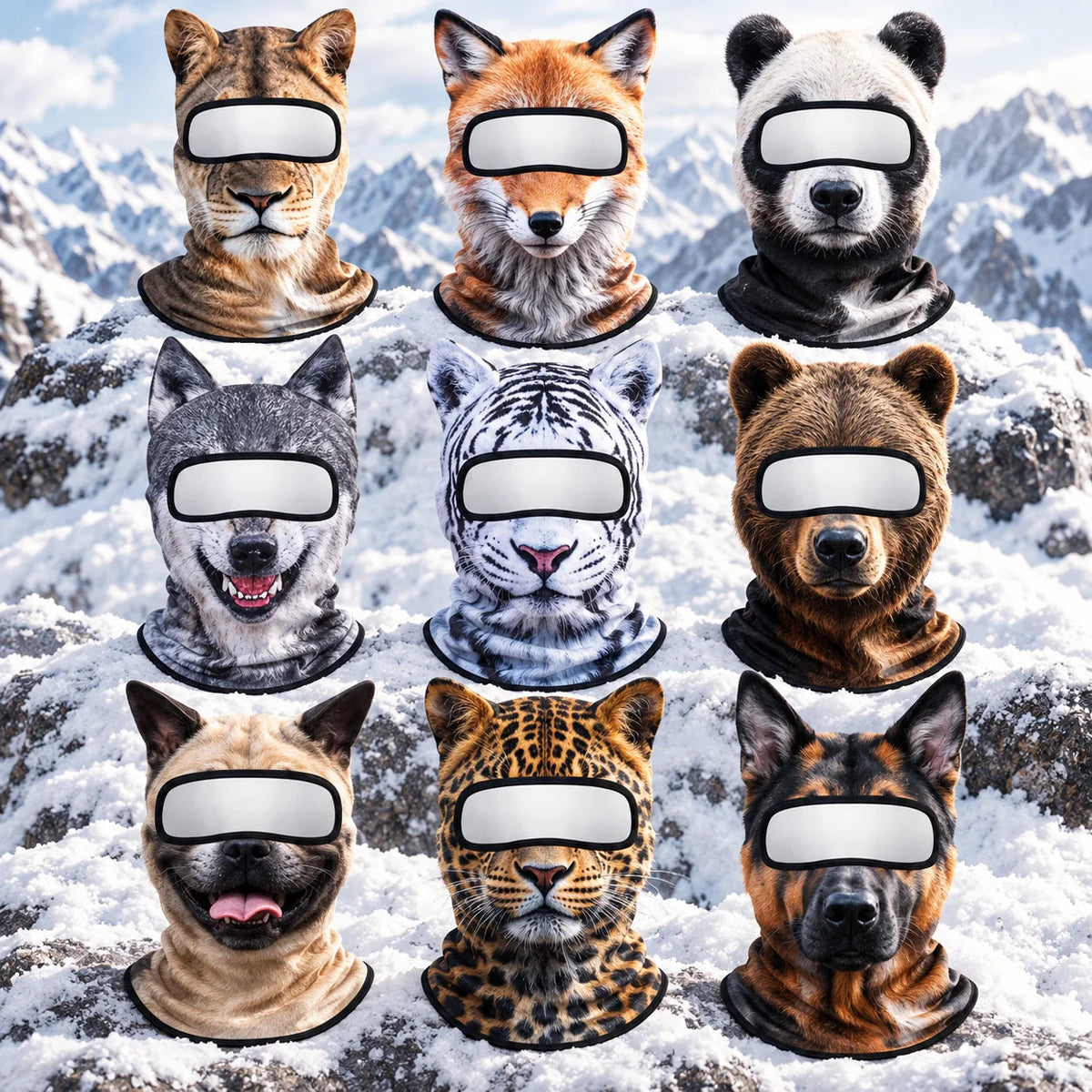 Cavunera™ Funny Animal Fleece Winter Mask