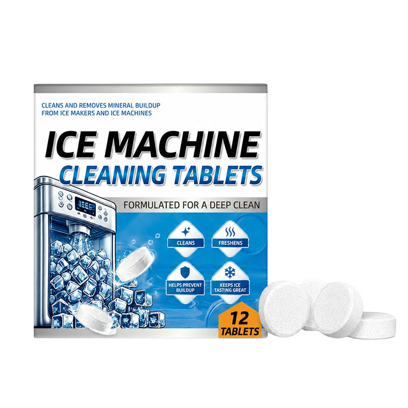 🥳 HOT SALE 2026 🥳 💞 50,000+ SOLD!🧊 Ice Machine Cleaner ✨ Fresh, Clean Ice– 12 Tablets