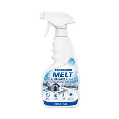 Outdoor De-Icing & Snow Melting Spray – pet-safe, dissolves frost on contact. Clear steps, walkways & patios fast