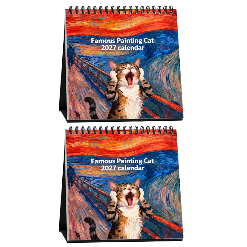 🥳2026 HOT SALE🥳💞50K+ SOLD! 🔥2027 Funny Cat Meme Calendar