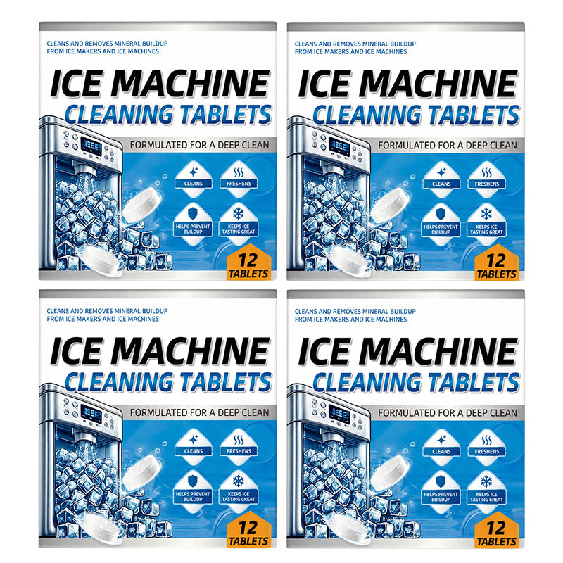 🥳 HOT SALE 2026 🥳 💞 50,000+ SOLD!🧊 Ice Machine Cleaner ✨ Fresh, Clean Ice– 12 Tablets
