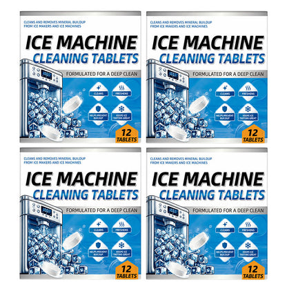 🥳 HOT SALE 2026 🥳 💞 50,000+ SOLD!🧊 Ice Machine Cleaner ✨ Fresh, Clean Ice– 12 Tablets
