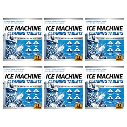 🥳 HOT SALE 2026 🥳 💞 50,000+ SOLD!🧊 Ice Machine Cleaner ✨ Fresh, Clean Ice– 12 Tablets