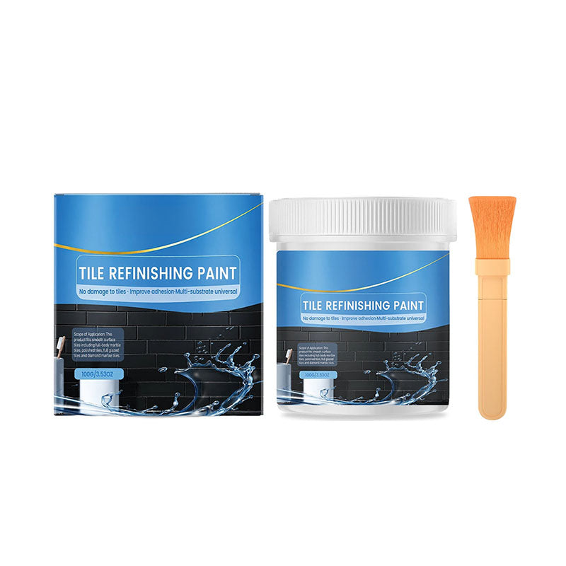 🎉 2026 HOT SALE 🎉 💖 50K+ SOLD!White Tile Refinishing Paint with Brush