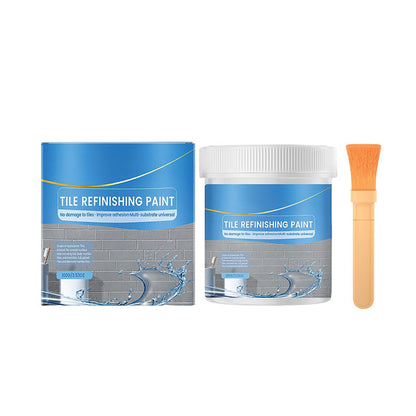 🎉 2026 HOT SALE 🎉 💖 50K+ SOLD!White Tile Refinishing Paint with Brush