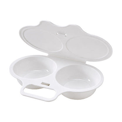 Microwave Egg Poacher ! Dual‑cavity, non‑stick & easy clean. Healthier than frying – stock up & save! 🏠✅ (offer)