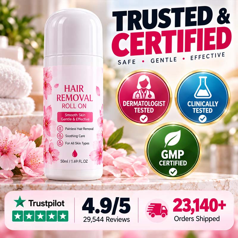 🔥🥳 HOT SALE 2026 🥳 💞 50,000+ SOLD!Gentle Smooth Roll-On Body Hair Removal